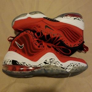 Nike Penny V Red Sneakers Size 5Y